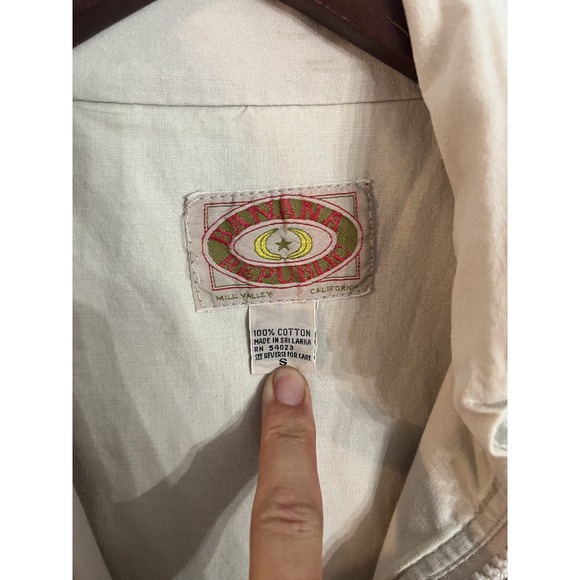 Vintage 80s Banana Republic Vest Jacket Mens S Mill Valley Safari Cargo - Picture 3 of 8